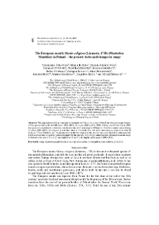 The European mantis Mantis religiosa (Linnaeus, 1758) (Mantodea: Mantidae) in Poland &ndash; the present status and changes in range