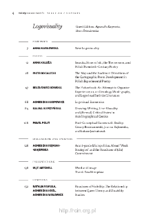 Teksty Drugie Nr 1 (2022), Table of contents