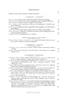 Pamiętnik Literacki, Z. 4 (2022), Spis treści