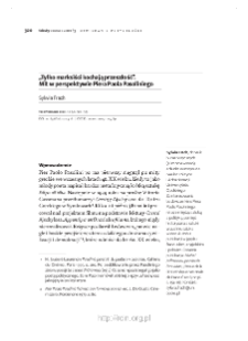 &bdquo;Tylko marksiści kochają przeszłość&rdquo;. Mit w perspektywie Piera Paola Pasoliniego