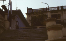 Ganges bank in Rishikesh (Iconographic document)