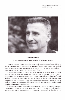 Albert Hesse. In commemoration of the sixty-fifth birthday anniversary