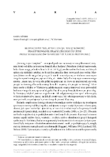 Bezpieczeństwo, rywalizacja, wyjątkowość. Uprawianie brazylijskiego jiu-jitsu przez mieszkańców Warszawy (studium przypadku)