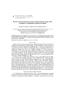 The first records of Pachyrhinus lethierryi (Desbrochers des Loges, 1875) (Coleoptera: Curculionidae: Entiminae) in Poland