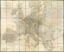 Carte genérale et itinéraire de l'Europe : divisée en tous ses états d'aprés le Congrès de Vienne & autres traités postérieurs