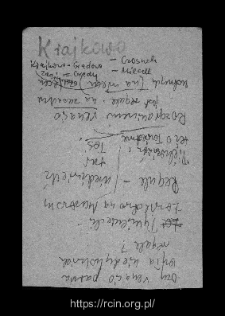Krajkowo. Files of Bielsk district in the Middle Ages. Files of Historico-Geographical Dictionary of Masovia in the Middle Ages