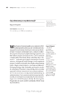 Czy wkraczamy w erę ekskarnacji?