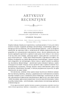 Upiorne świadki. Rec.: Ł. Kozak, Upi&oacute;r. Historia naturalna