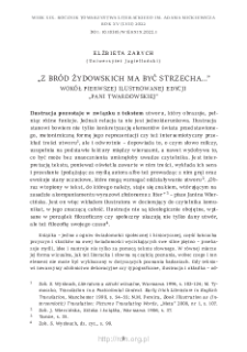 „Z bród żydowskich ma być strzecha…” Wokół pierwszej ilustrowanej edycji „Pani Twardowskiej” Adama Mickiewicza z rycinami Antoniego Zaleskiego