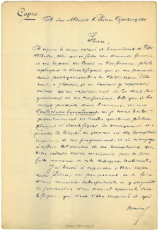 [Letters of Józef Hoene-Wroński to Prince Adam Czartoryski]