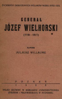 Generał Józef Wielhorski : (1759-1817)