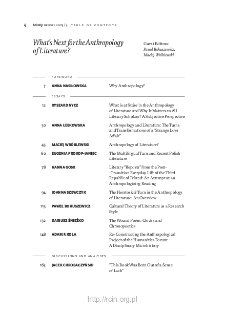 Teksty Drugie Nr 3 (2023), Table of contents