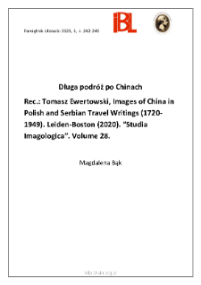Długa podr&oacute;ż po Chinach