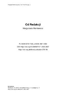 Od Redakcji