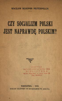 Czy socjalizm polski jest naprawdę polskim?