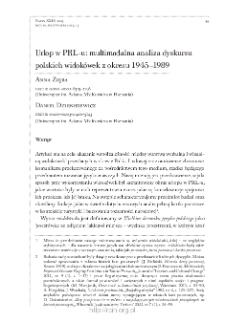 Urlop w PRL-u: multimodalna analiza dyskursu polskich widok&oacute;wek z okresu 1945&ndash;1989