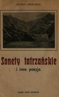 Sonety tatrzańskie i inne poezje