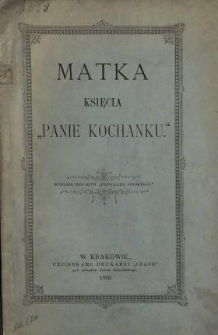 Matka księcia "Panie Kochanku"