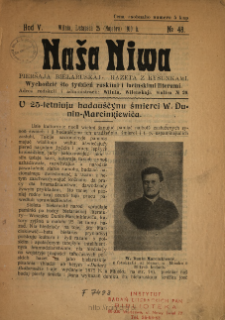 Naša Niva : peršaâ belaruskaâ gazêta z rysunkami 1910 N.48