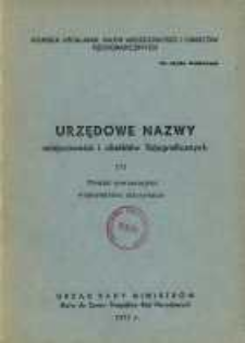 Urzędowe nazwy miejscowości i obiekt&oacute;w fizjograficznych. Nr 171; Powiat nowomiejski wojew&oacute;dztwo olsztyńskie