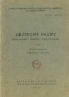 Urzędowe nazwy miejscowości i obiekt&oacute;w fizjograficznych. Nr173; Powiat brodnicki wojew&oacute;dztwo bydgoskie