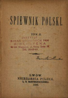 Spiewnik polski. T. 2.