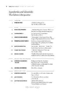 Teksty Drugie Nr 1 (2024), Table of contents