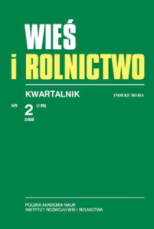 Cohesion and Efficiency as Two Objectives of the Rural Development Policy in Poland