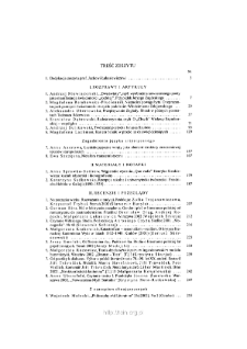 Pamiętnik Literacki, Z. 2 (2004), Treść zeszytu