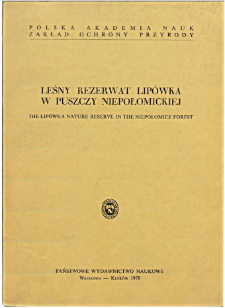 Phytoclimatic conditions in the Lip&oacute;wka nature reserve in the Niepołomice Forest