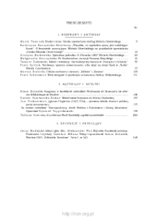 Pamiętnik Literacki, Z. 4 (2024), Spis treści.