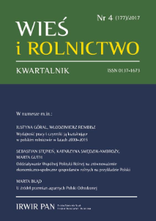 Book Review: Andrzej Czyżewski, Joanna Strońska-Ziemann, Obszary wiejskie w podregionie pilskim przed i po akcesji Polski do UE