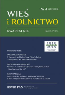 A Regional Approach to Rural Development? Regional and Rural Programmes in Poland 2007&ndash;2015