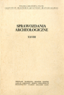 Sprawozdanie z badań wykopaliskowych prowadzonych w 1971 r. w Nowej Hucie na stanowisku 18 (Nowa Huta-Plesz&oacute;w)