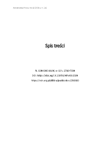 Spis treści