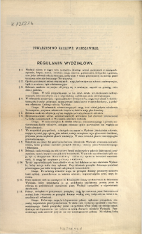 Regulamin Wydziałowy