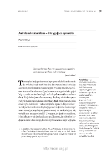 Animizm i naturalizm &ndash; intrygująca symetria