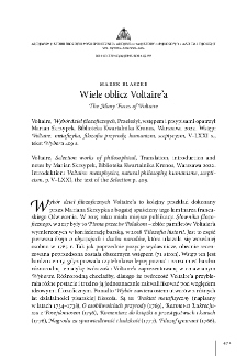 Wiele oblicz Voltaire&rsquo;a