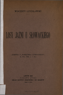 Losy jaźni u Słowackiego