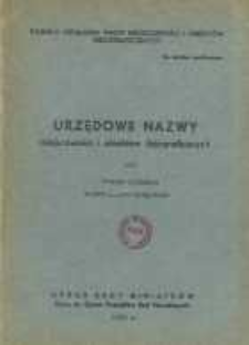 Urzędowe nazwy miejscowości i obiekt&oacute;w fizjograficznych. Nr 183; Powiat rypiński wojew&oacute;dztwo bydgoskie