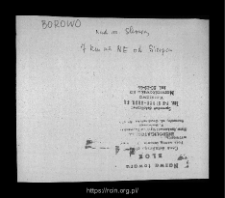 Borowo. Files of Sierpc district in the Middle Ages. Files of Historico-Geographical Dictionary of Masovia in the Middle Ages