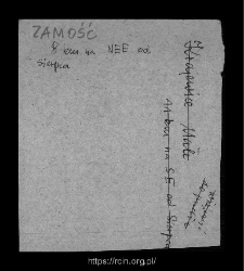 Zamość. Files of Sierpc district in the Middle Ages. Files of Historico-Geographical Dictionary of Masovia in the Middle Ages