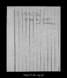 Zimolza. Files of Sierpc district in the Middle Ages. Files of Historico-Geographical Dictionary of Masovia in the Middle Ages
