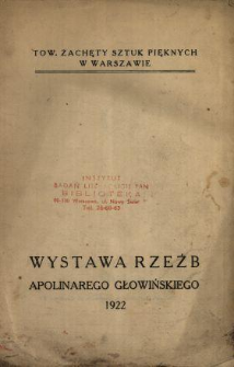 Wystawa rzeźb Apolinarego Głowińskiego