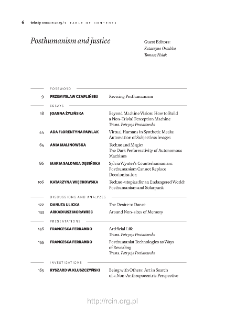 Teksty Drugie Nr 1 (2025), Table of contents