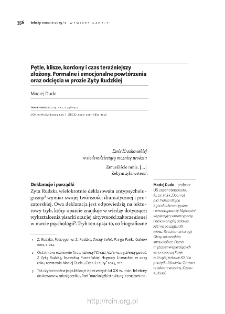 Pętle, klisze, kordony i czas teraźniejszy złożony. Formalne i emocjonalne powt&oacute;rzenia oraz odcięcia w prozie Zyty Rudzkiej.