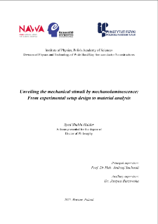 Unveiling the mechanical stimuli by mechanoluminescence: from experimental setup design to material analysis