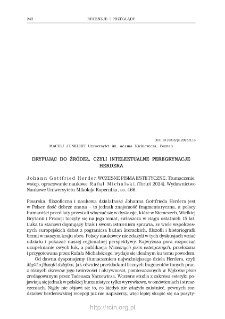 Dryfując do źródeł, czyli intelektualne peregrynacje Herdera.