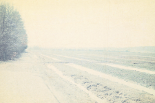 Woda między polami na Polanie Białowieskiej