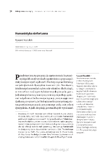 Humanistyka niefortunna